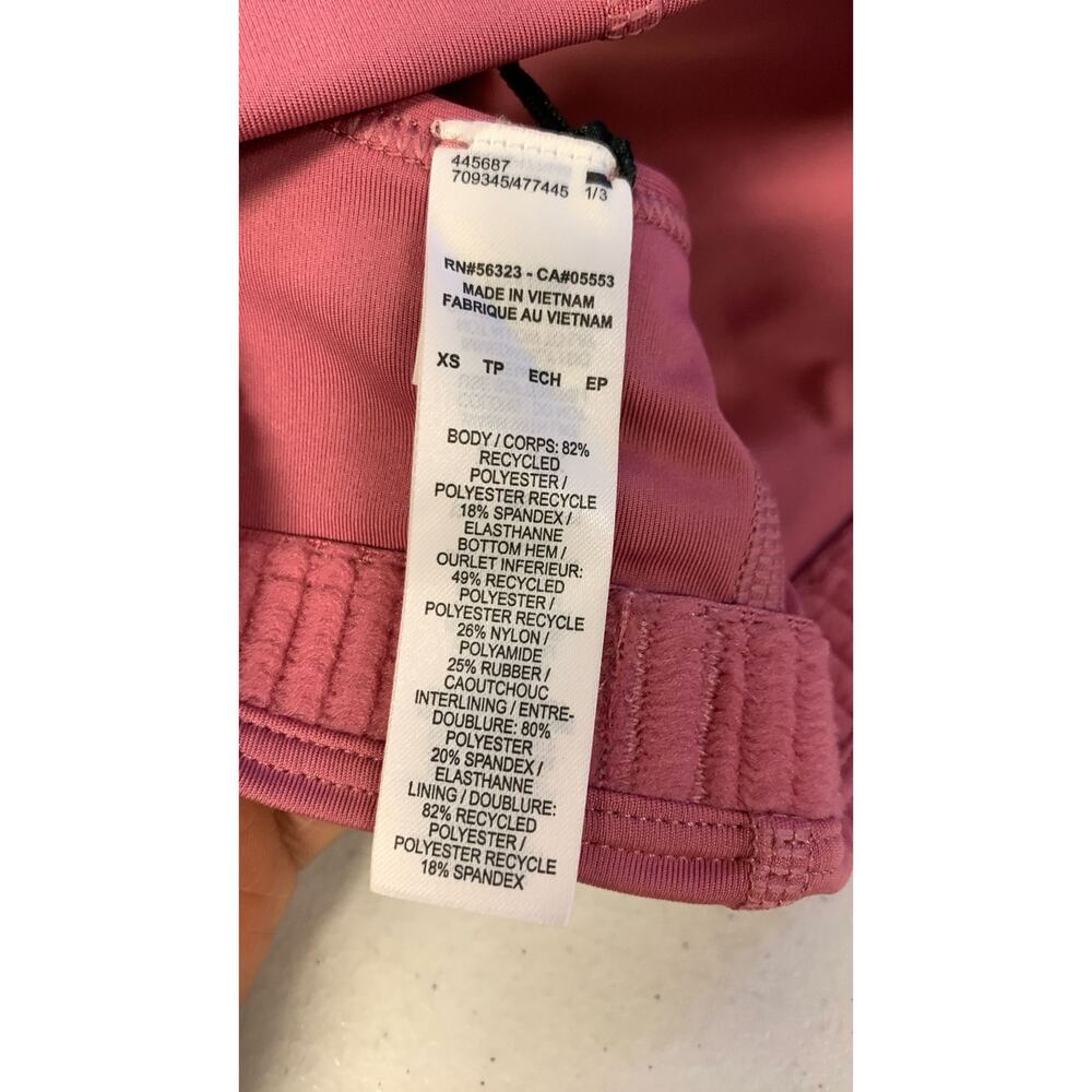 Nike Women’s XS Pro Swoosh Medium Sports Bra, Desert Berry - Picture 3 of 6